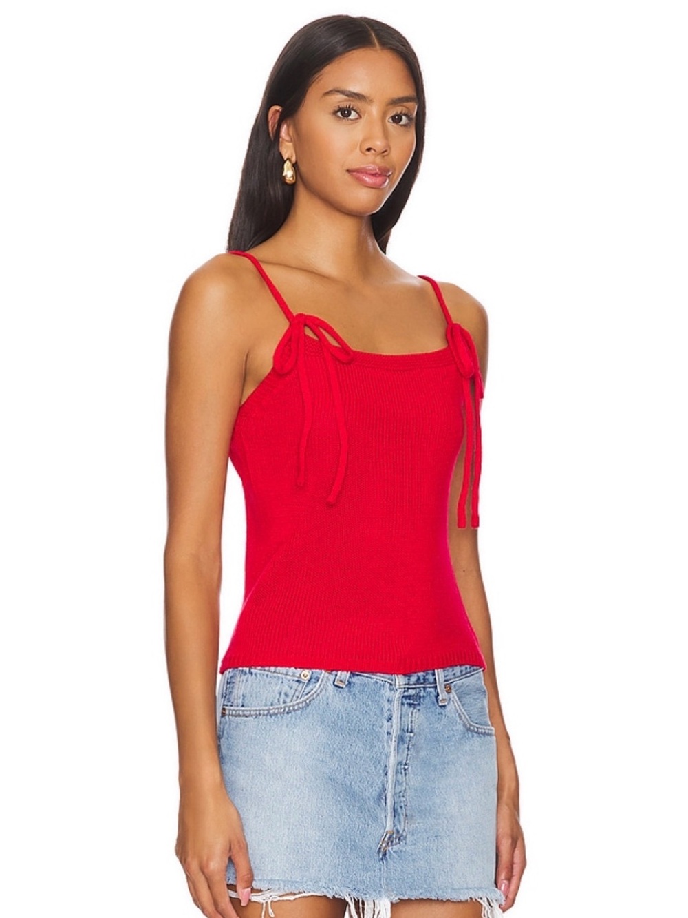 Estella Cami Top in Cherry Red